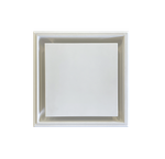 Диффузор под покраску скрытого монтажа SECRET FRAME 125/150 с приточно-вытяжным вентилятором