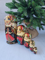 Матрешка сказка микс 5мест 15см