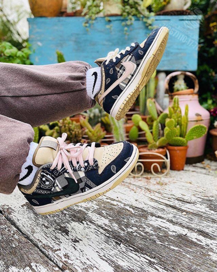 Кеды Nike SB Dunk Low & Travis Scot