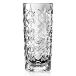 Ваза для цветов h28 см d 12,5 см хруст. стекло "Arabesque" RCR