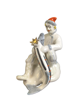 Статуэтка "Емеля со щукой" ("По щучьему велению") ЛЗФИ