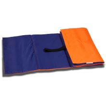 Коврик гимнастический детский INDIGO SM-043-OBL, оранжево-синий