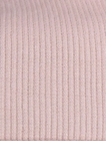 Шапка с ушками для девочки трикотажная на завязках