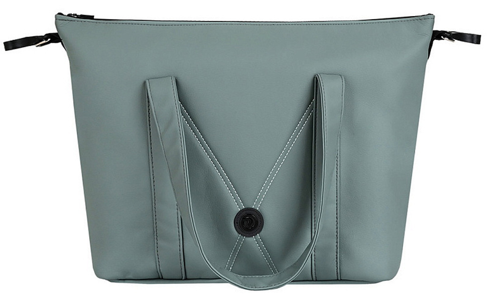 Детская коляска Roan Bass Next Classic Кожа d12 2 в 1 RCL303/1 Misty Mint/Grey