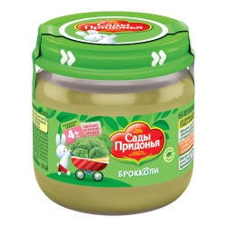 Пюре Сады Придонья Брокколи с 4 мес 80 г
