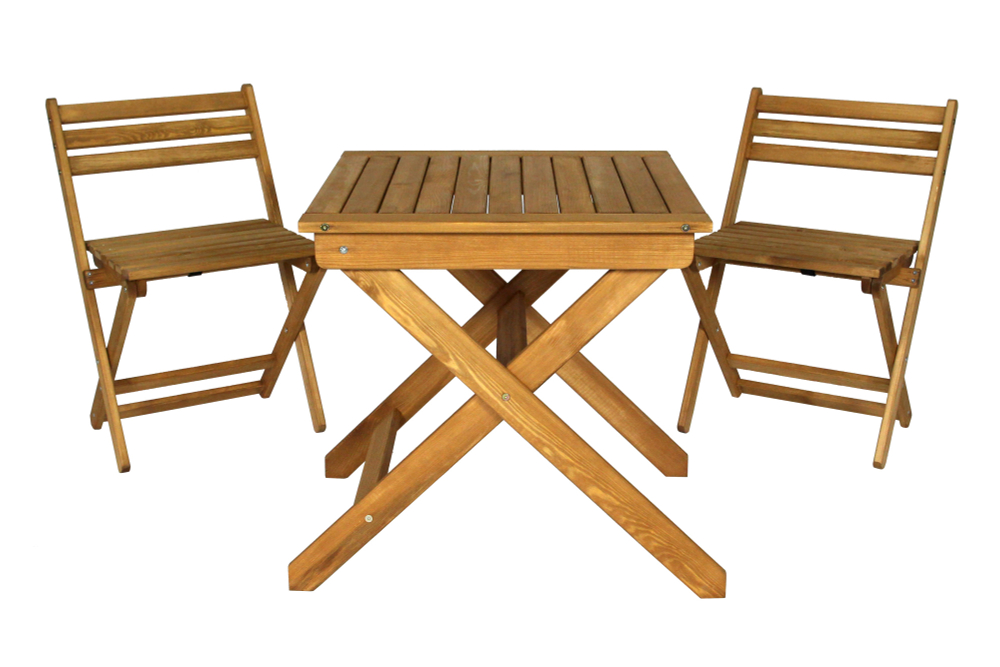 Набор мебели DYATEL раскладной Дятел 3 уп (1 уп Стол, 2 уп Стул)