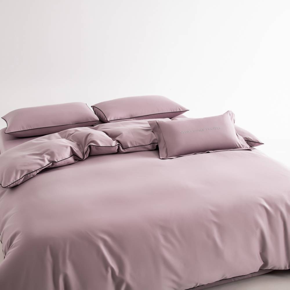 Комплект постельного белья Однотонный Сатин Элитный OCE008