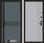 Иссида 10 серый рельеф софт с молдингом