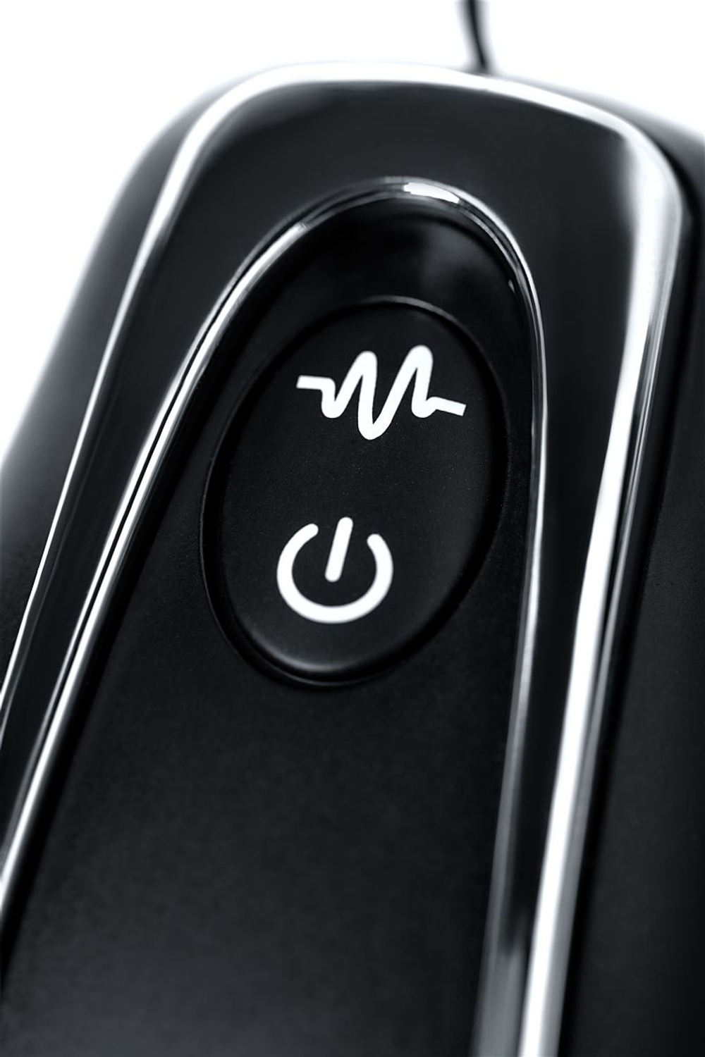 Чёрная анальная втулка G Point D-PENG с пультом - 12,3 см. (Цвет: черный)