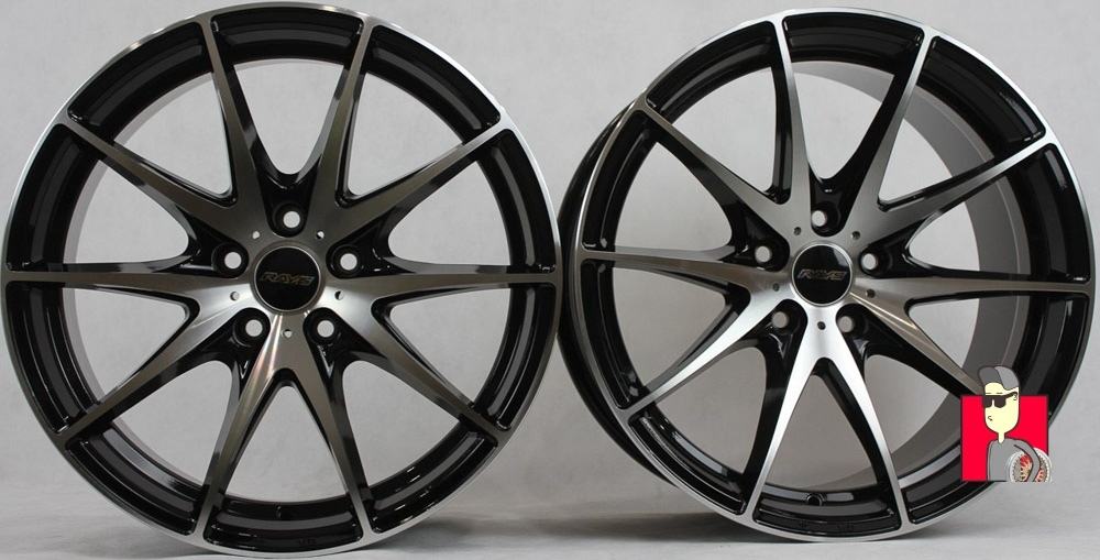 Комплект дисков Rays G25 18x8/9 et31/31 5x114.3