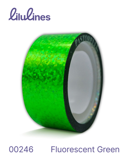Обмотка для обруча и булав Pastorelli DIAMOND FLUORESCENT GREEN 00246 11м