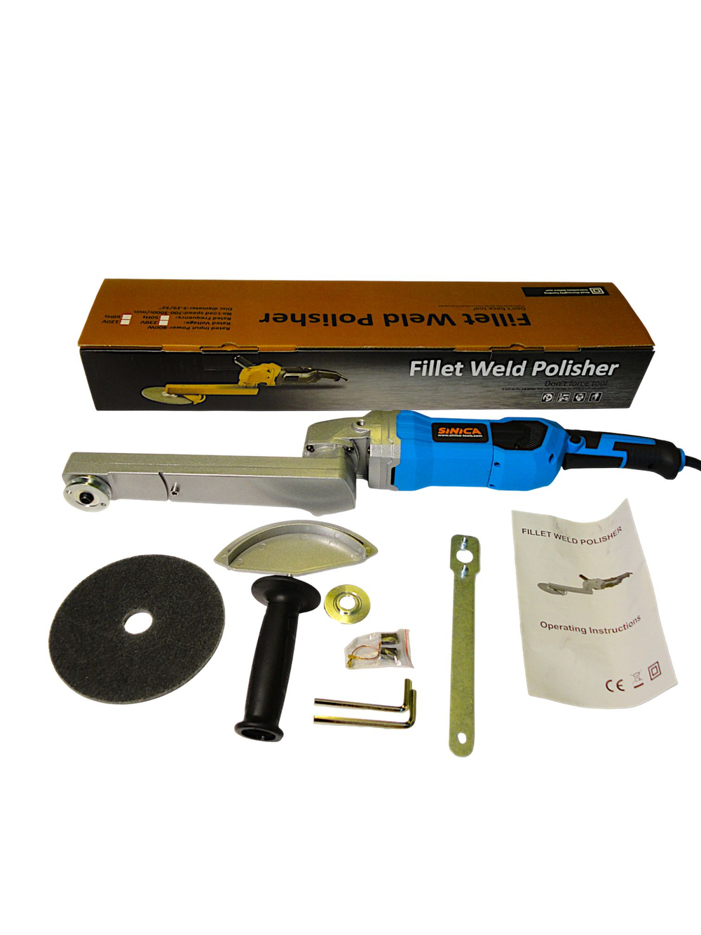 Шлифовальная машина для зачистки угловых сварных швов MY3019-3 Sinica