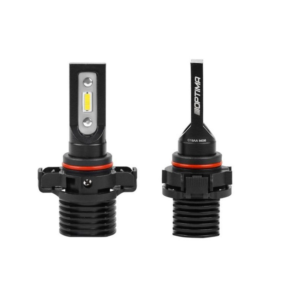 Светодиодные лампы PSX24 Optima LED QVANT, 5000K, 12-24v, (комплект, 2шт)