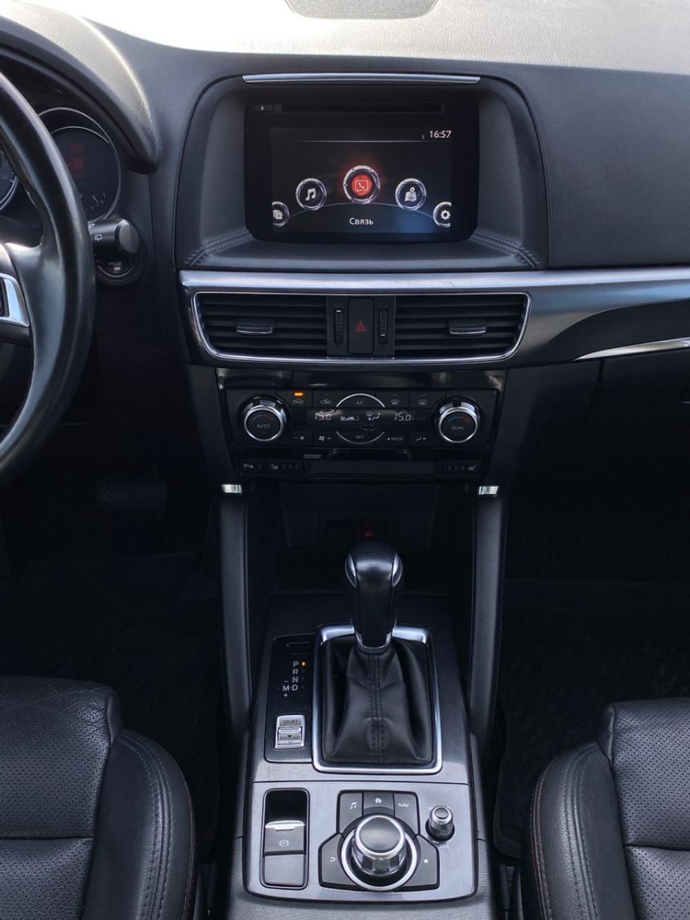 Переходная рамка 10" и комплект проводов для MAZDA CX-5 2012-2017