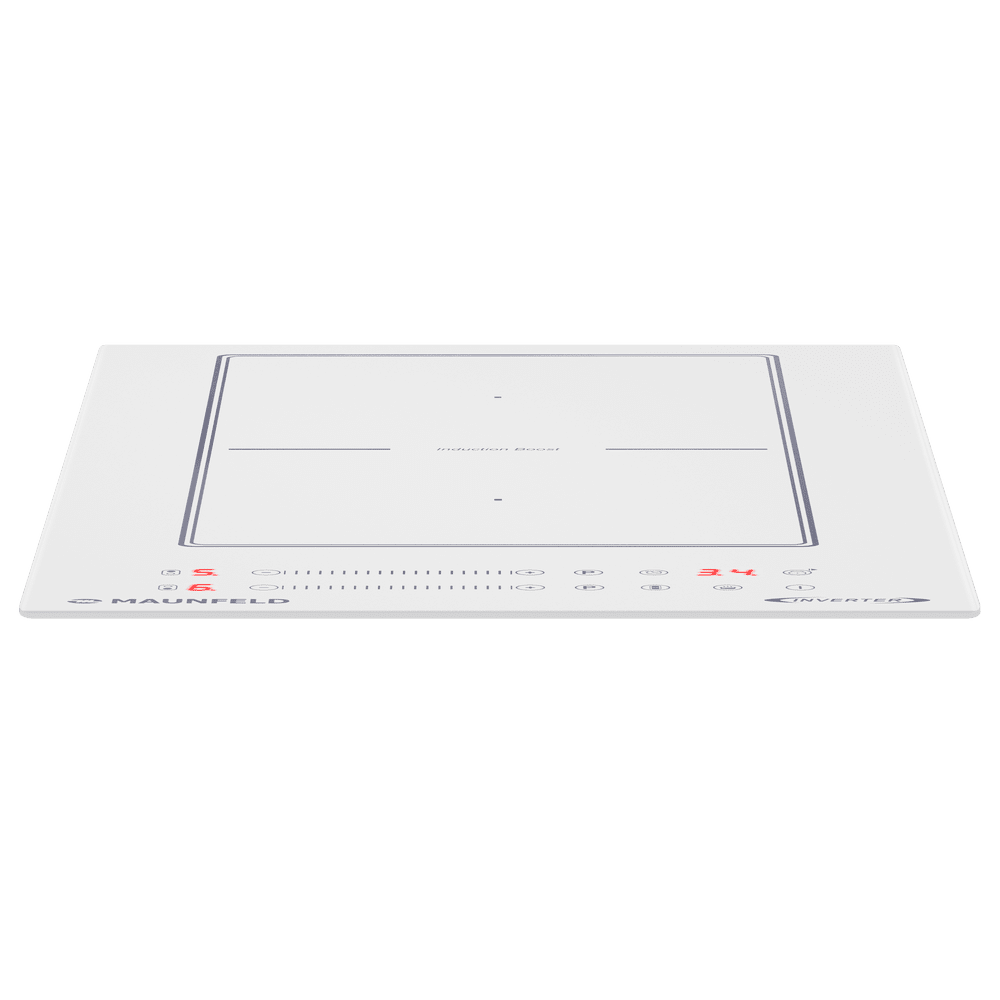 Индукционная варочная панель с объединением зон Bridge Induction MAUNFELD CVI292S2BWH Inverter