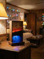 Настольные часы "Изнанка" - арт-объект с двумя циферблатами и подсветкой