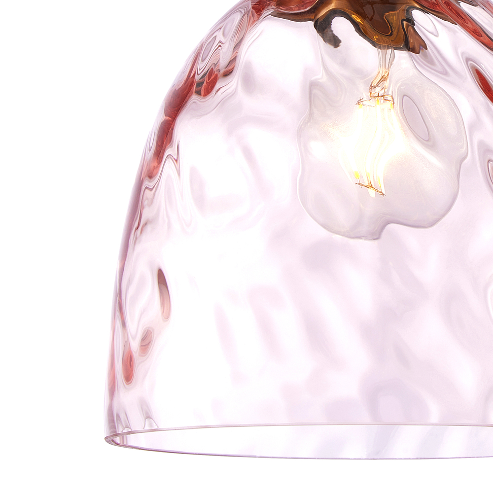 806112 Подвес NUBELLA 1х12W (led) E27 ЧЕРНЫЙ/БРОНЗА/РОЗОВЫЙ