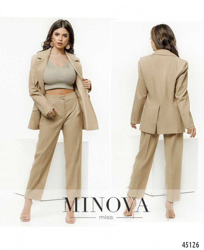 Костюм 2180-бежевый Minova