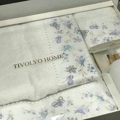 Набор полотенец Iris 3 предмета + ароматизатор TIVOLYO HOME