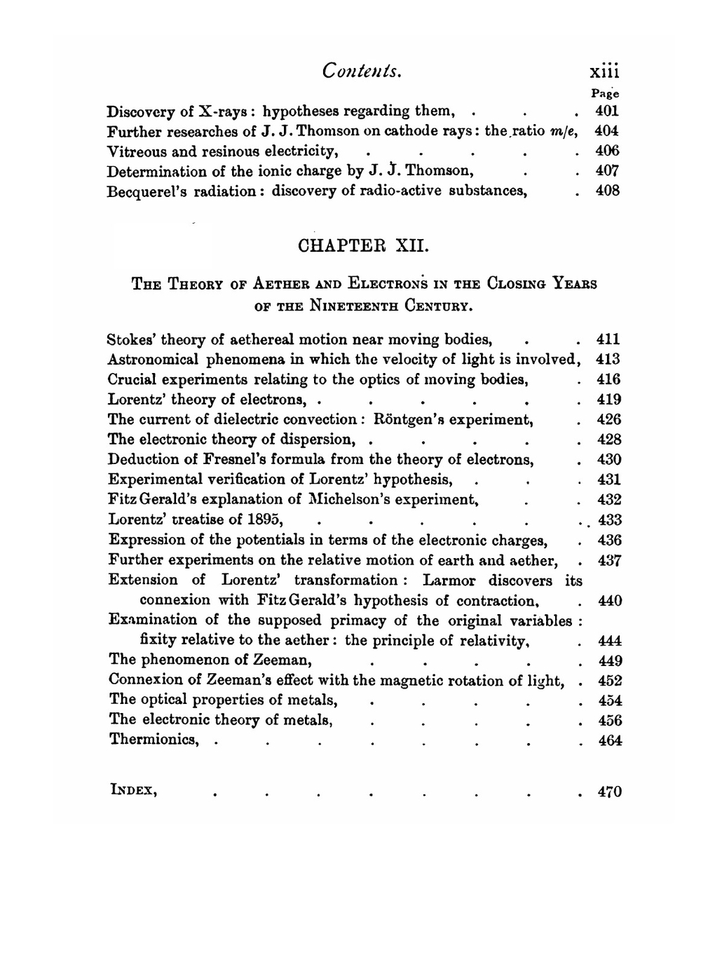A History of the Theories of Aether and Electricity. from the Age of Descartes to the Close of the Nineteenth Century | Edmund Taylor Whittaker