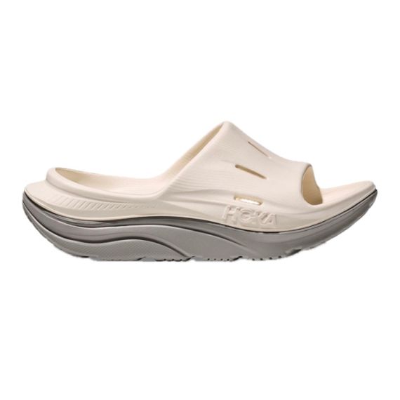 Hoka One One Ora Recovery Slide 3 'White Gray'