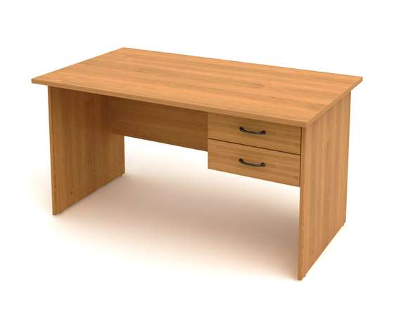 КФ3 Стол с подвесной тумбой Фея 1602х702х750 СФ01+ТФ09