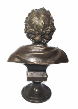 Бронзовый бюст император Петр I Великий. 1920