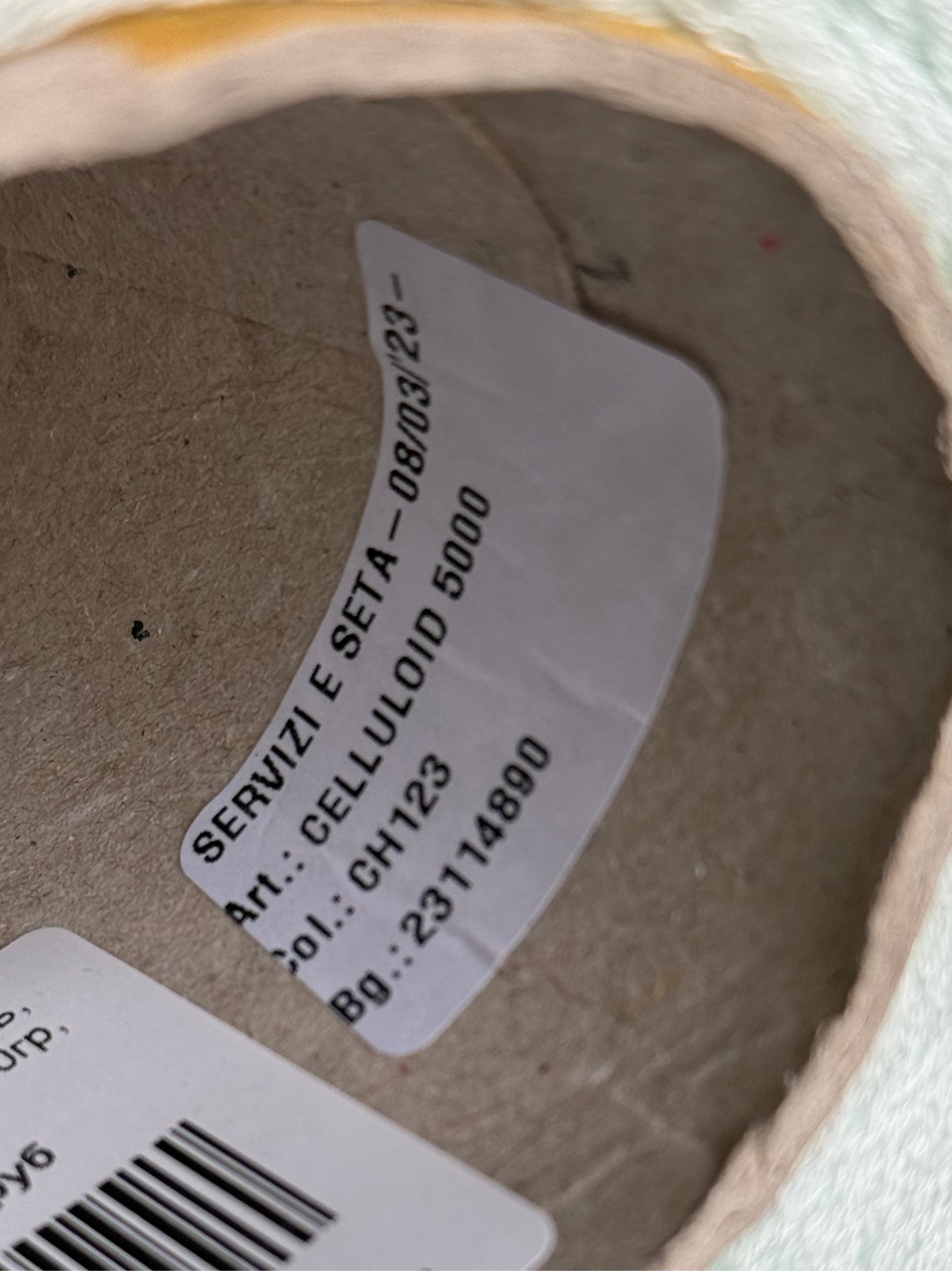 Пряжа Servizi E Seta Celluloid (70% тенсель, 30% мерсеризованная шерсть), 500м/100гр, мятный пломбир