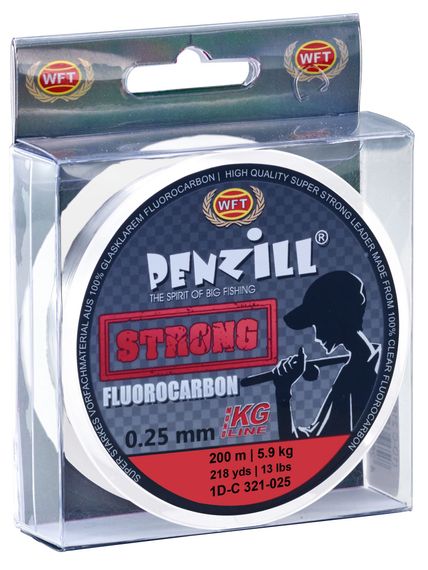 Леска монофильная WFT Penzill FLUOROCARBON Strong 200/025