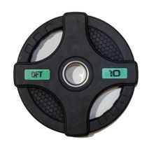 Штанга олимпийская 180 кг (диски с двумя хватами, черный гриф)