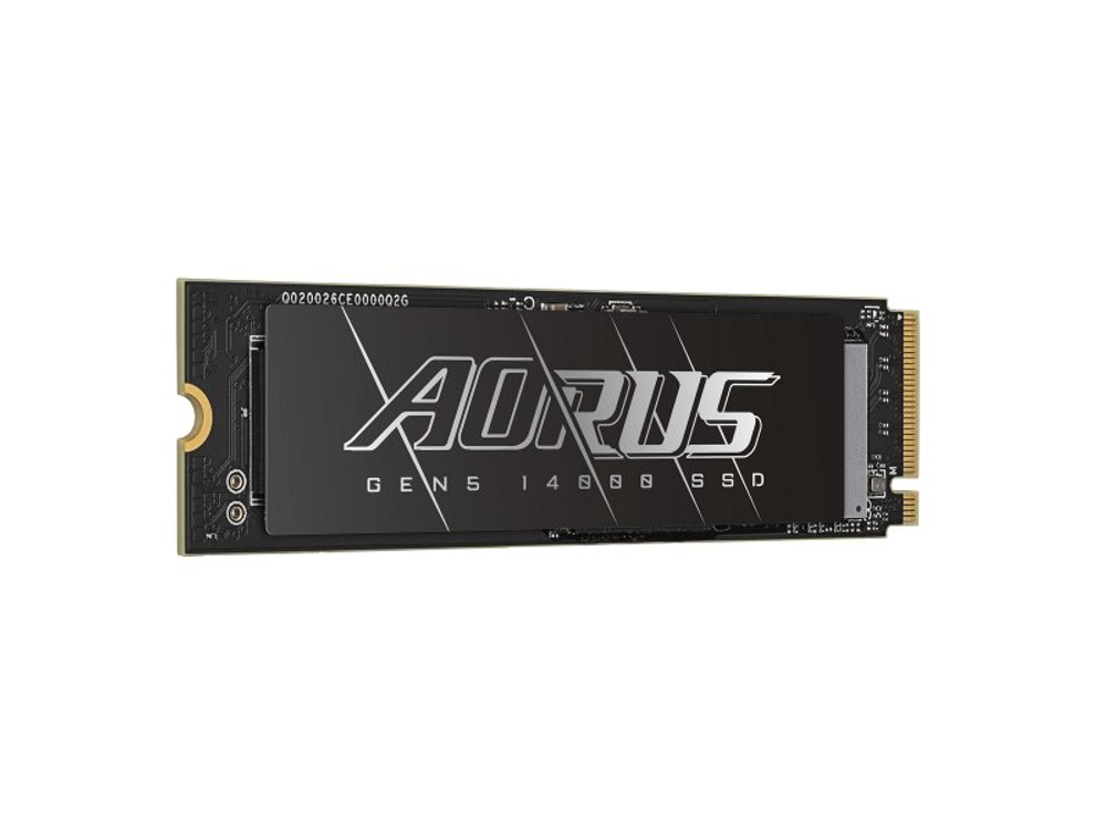 SSD накопитель Gigabyte Aorus Gen5 14000 2Тб, M.2 2280, PCIe 5.0 x4, NVMe [AG514K2TB]
