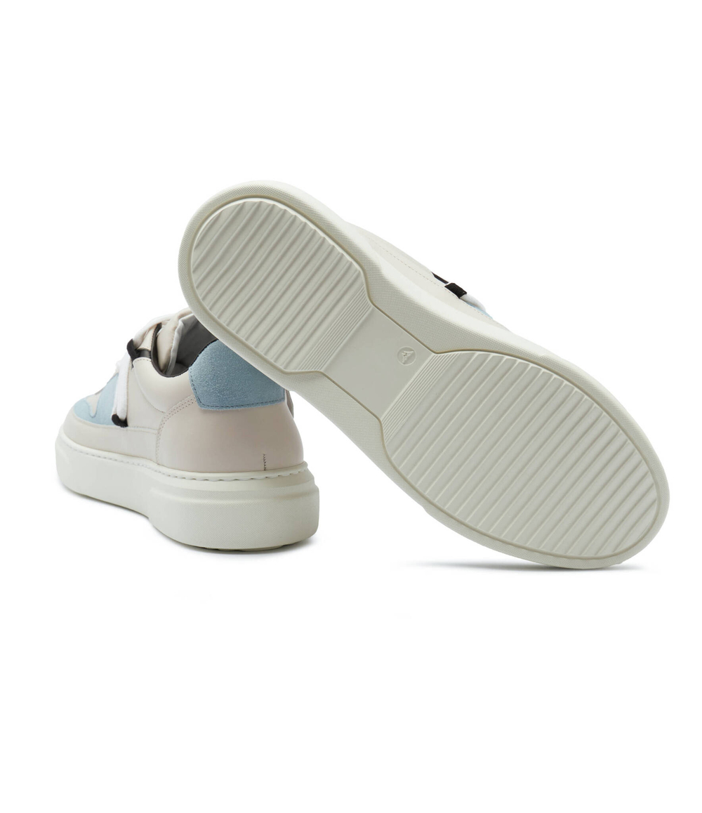 Кожаные кроссовки leo INUIKII - бежевый(50102-844)