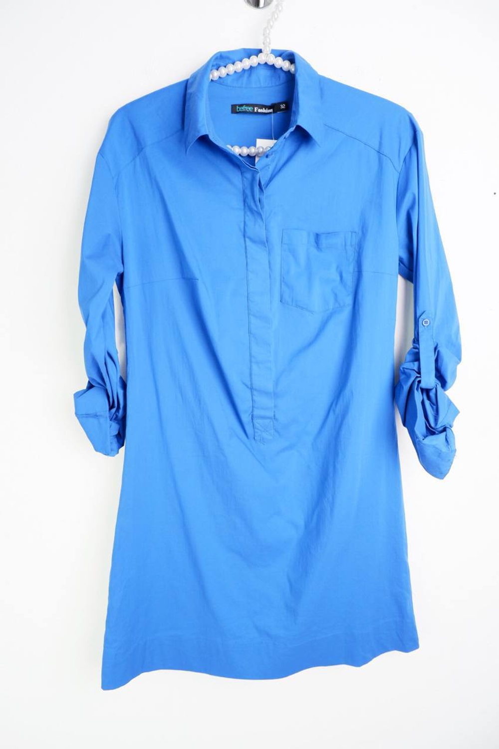 Платье Befree в рубашечном стиле, маркировка 32, визуально на 38 размер