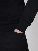 Мужской свитшот черный поле Город Горький