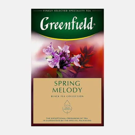Чай черный Greenfield Spring Melody с травами 100г