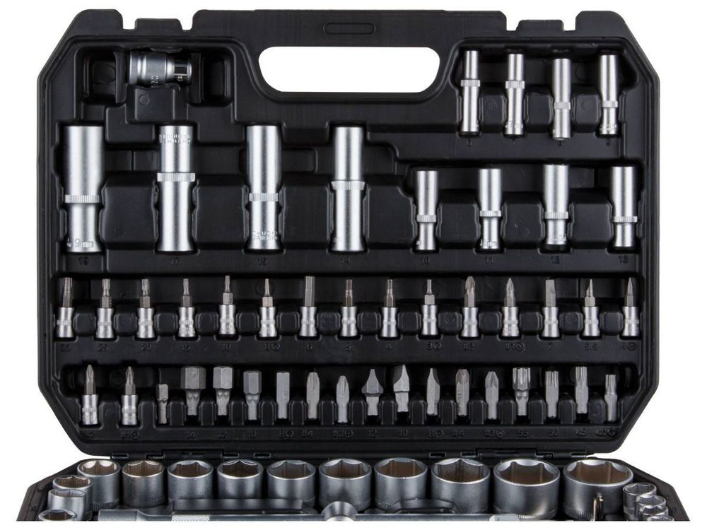 Набор головок и бит 94 предметов ВОЛАТ (1/4", 1/2", 6 граней )