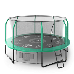 Батут UNIX Line SUPREME GAME 14 ft (Green)