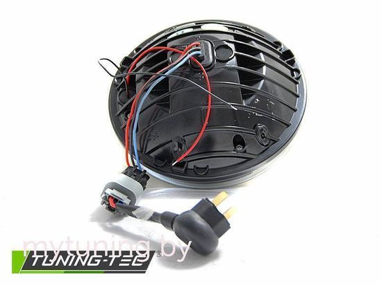 Передние фары для Jeep Wrangler JK (07-18) светодиодные хромированные