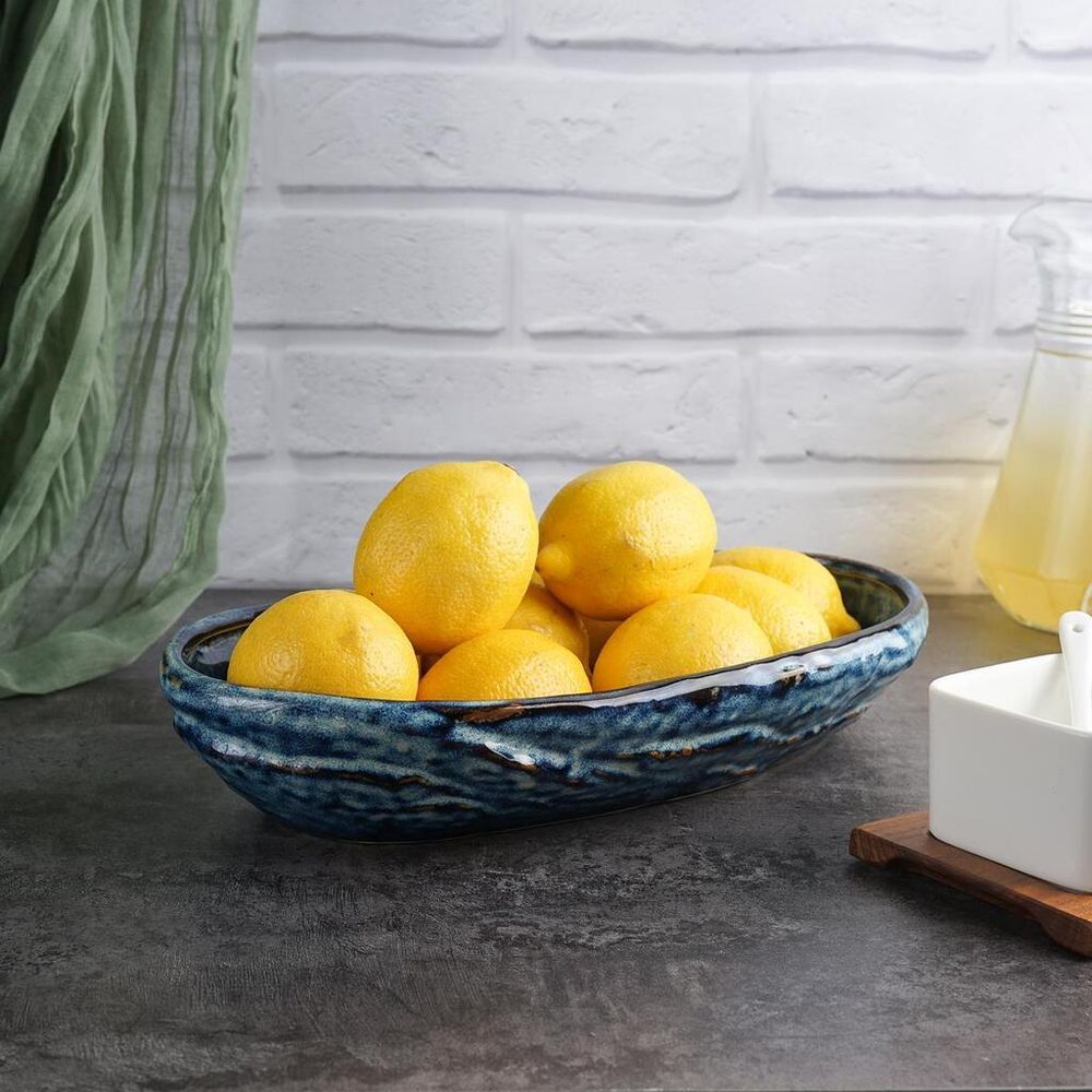 Блюдо овальное 35*20,5 см h6 см 2 л   Style Buffet P.L. [1]