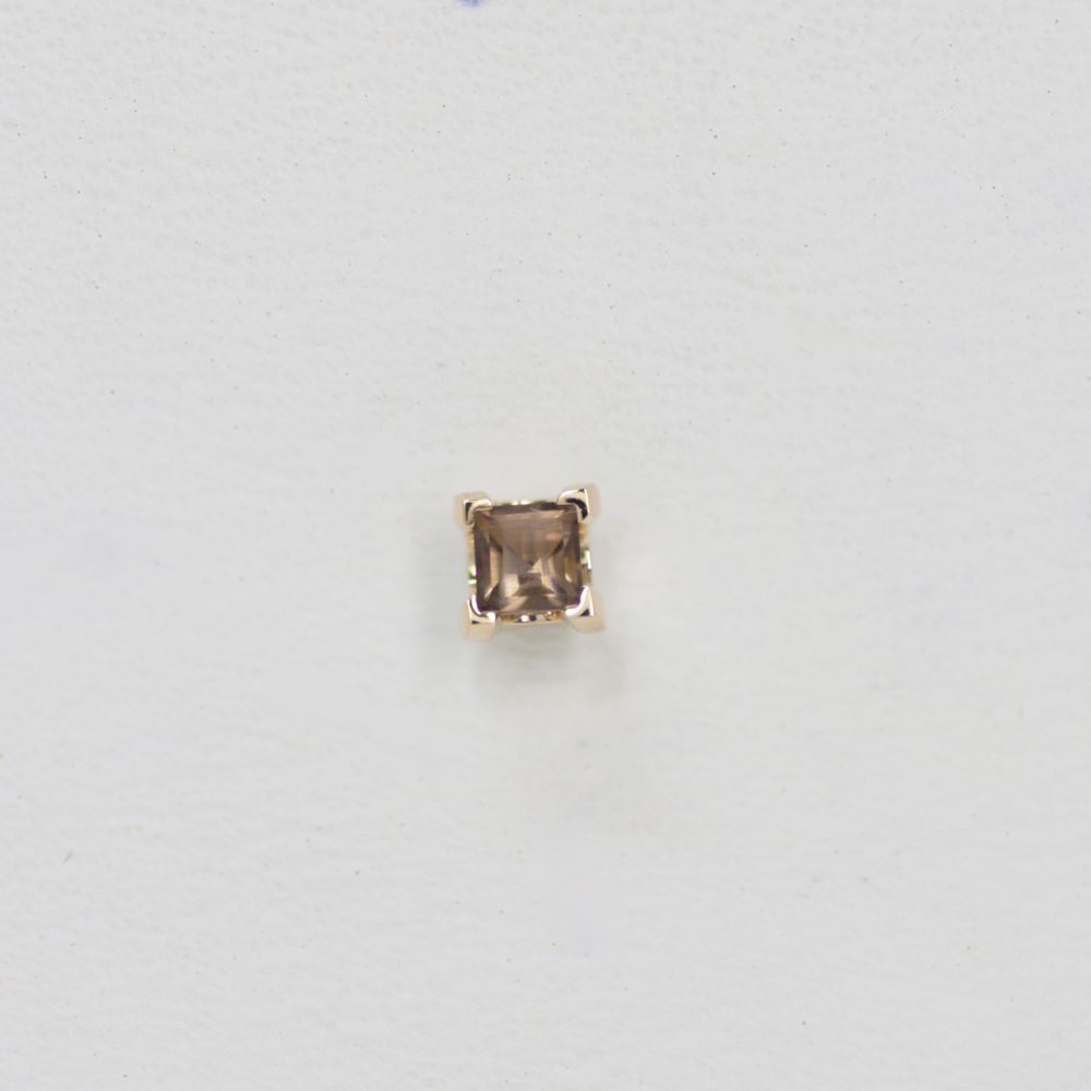 Princess prong tops with Semi-Precious stone