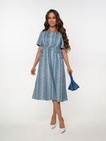 Платье Цветы лета (голубое) П15802-18М LT Collection