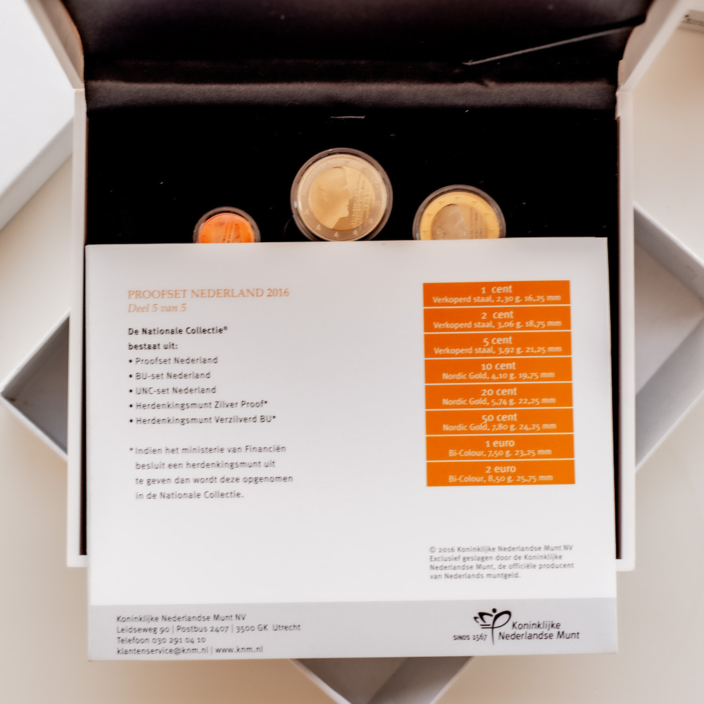Netherlands 2016 Proof Coin Set