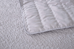 Покрывало 230х250 и 2 наволочки 50х70 Sofi De MarkO Надин серое