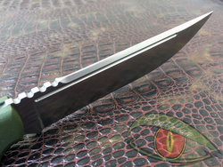 Нож STEELCLAW Гроза green