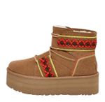 Ugg Classic Mini Braid Plat Boot Chestnut