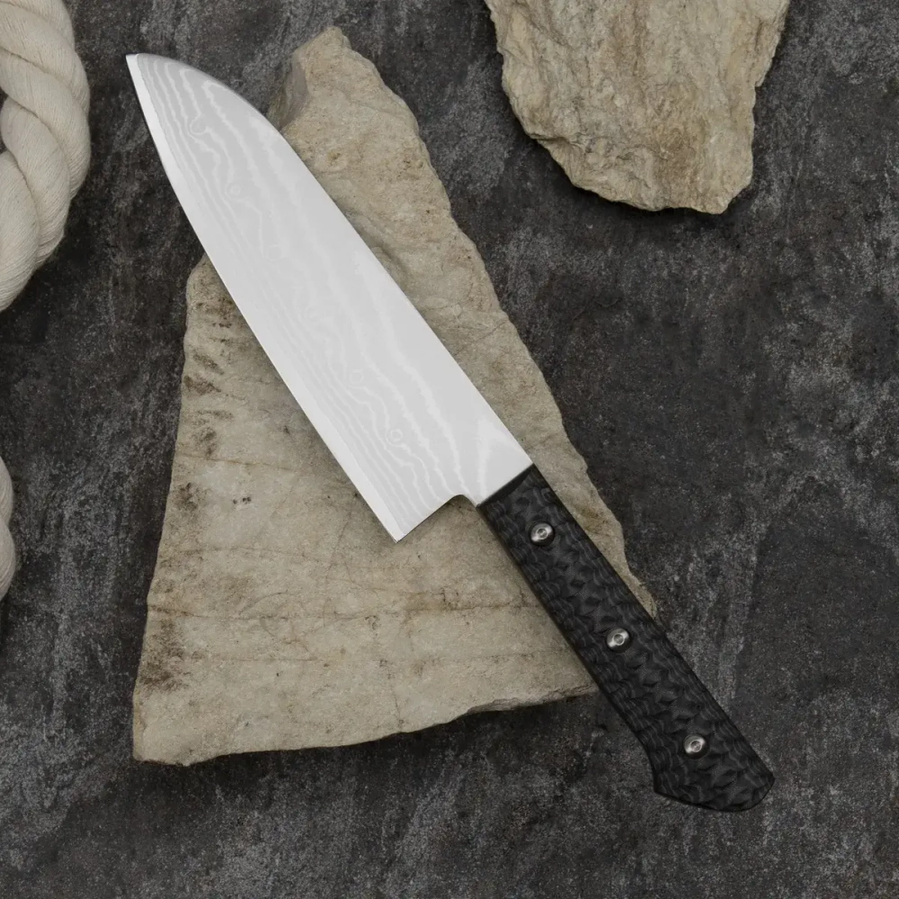 Tojiro Нож Gai Damascus 17 см Santoku