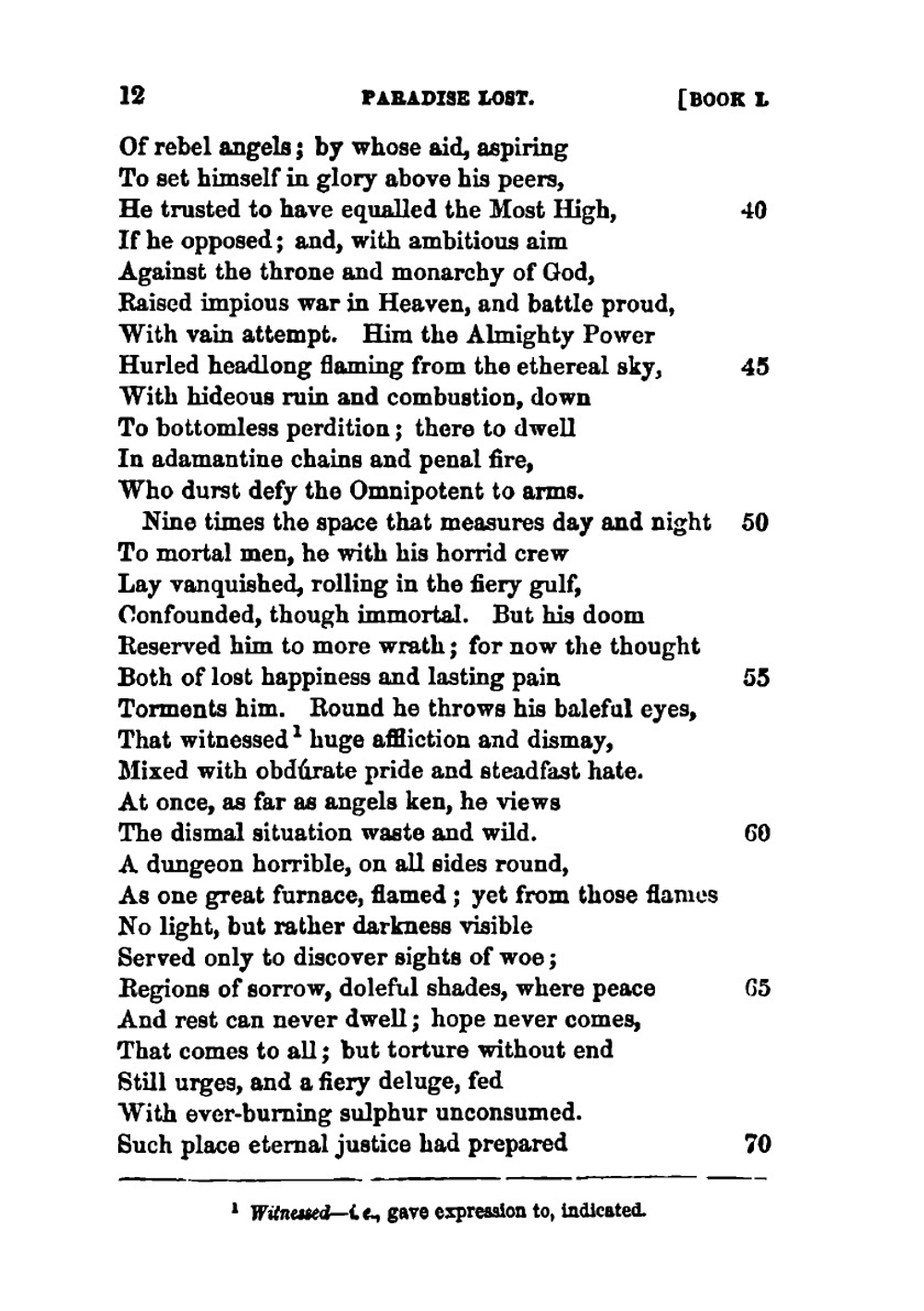 Milton's Paradise Lost and Paradise Regained | Milton John