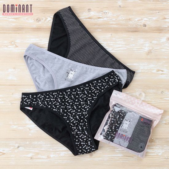 Трусики женские DOMINANT 35000-150, BIKINI, 3 шт. в уп.