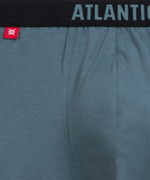 Мужские трусы шорты Atlantic, набор из 5 шт., хлопок, графитовый + аквамарин + темно-голубой + темно-синий + эспрессо, 5SMH-004