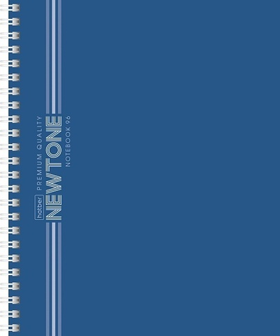 "Premium" Тетрадь 96л А5ф клетка 80г/кв.м Обл. мел.картон ламинация Soft-touch на гребне NEWtone PAS